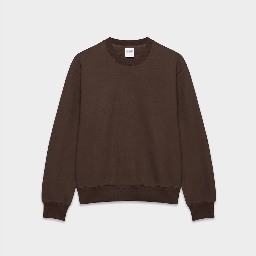 Aritzia Cozy Sweatfleece Perfect Crew Sweatshirt